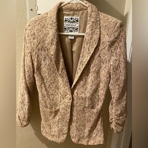 Tan blazer jacket